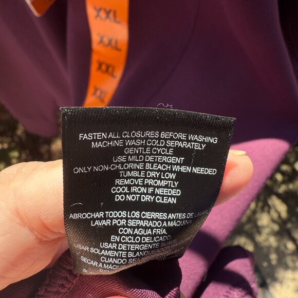 32 Degree Heat Purple Zip Front Jacket Athletic Wear Women's XXL NWT - Picture 10 of 14